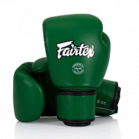Перчатки бокс Fairtex Green Forest BGV16 кожа
